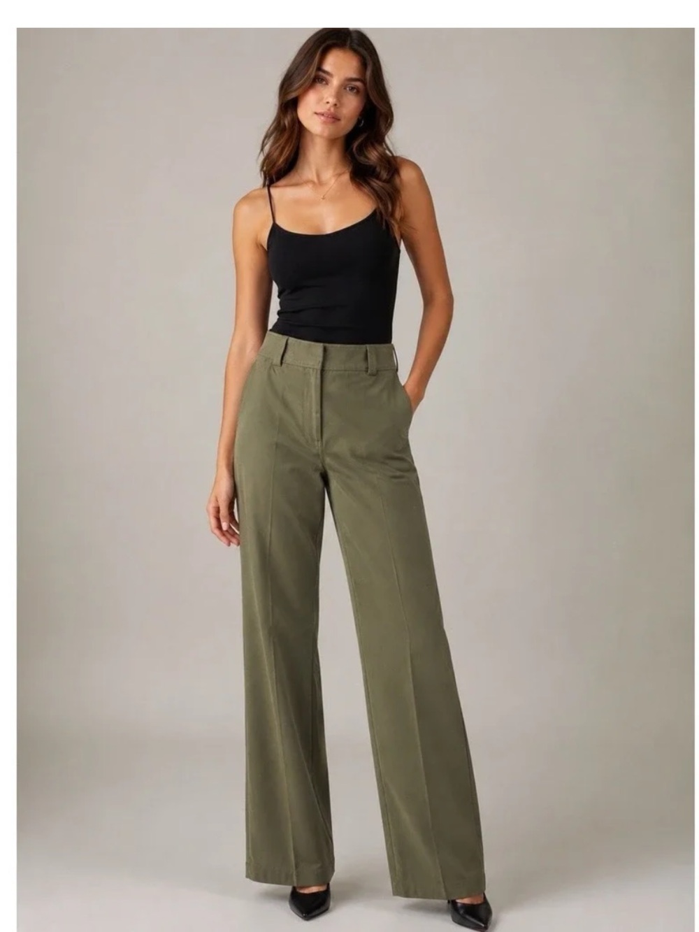 SAINT ART NESSA MID-RISE STRAIGHT LEG PANT